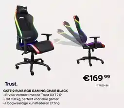 CompuDeals Trust. gxt719 ruya rgb gaming chair black aanbieding