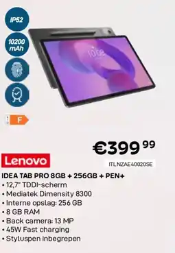 CompuDeals Lenovo idea tab pro 8gb + 256gb + pen+ aanbieding