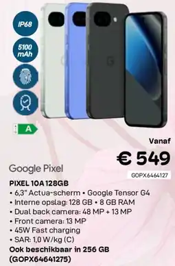 CompuDeals Google pixel pixel 10a 128gb aanbieding