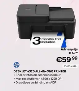 CompuDeals Hp deskjet 4320 all-in-one printer aanbieding