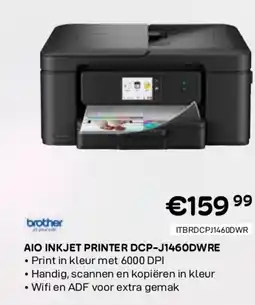 CompuDeals Brother aio inkjet printer dcp-j1460dwre aanbieding
