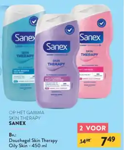 Di Op het Gamma Skin Therapy Sanex aanbieding