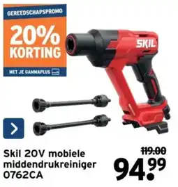 GAMMA Skil 20V mobiele middendrukreiniger 0762CA aanbieding