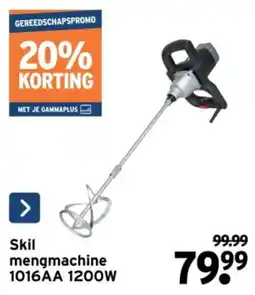 GAMMA Skil mengmachine 1016AA 1200W aanbieding