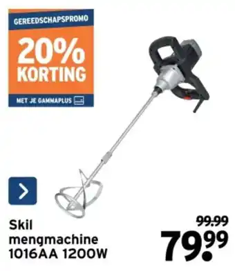GAMMA Skil mengmachine 1016AA 1200W aanbieding