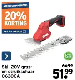 GAMMA Skil 20V gras en struikschaar 0630CA aanbieding