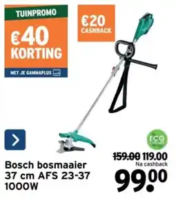 GAMMA Bosch bosmaaier 37 cm AFS 23-37 1000W aanbieding