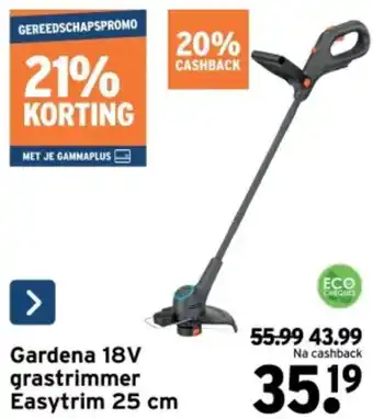 Gardena 18V grastrimmer Easytrim 25 cm