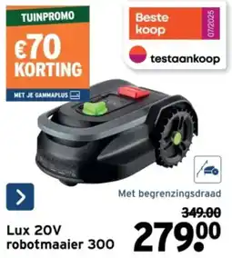 GAMMA Lux 20V Robotmaaier 300 aanbieding