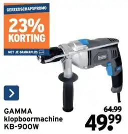 GAMMA Gamma klopboormachine KB-900W aanbieding