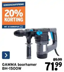 GAMMA Gamma boorhamer BH-1500W aanbieding