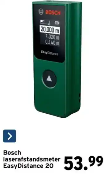 GAMMA Bosch laserafstandsmeter EasyDistance 20 aanbieding