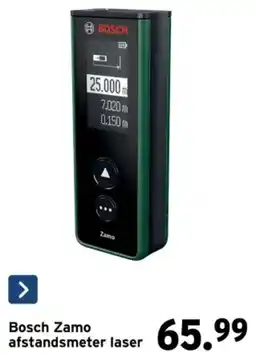 GAMMA Bosch Zamo afstandsmeter laser aanbieding