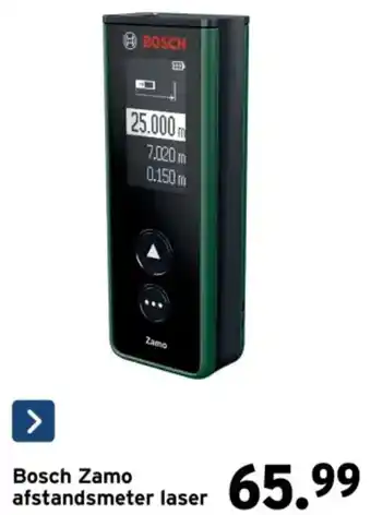 GAMMA Bosch Zamo afstandsmeter laser aanbieding