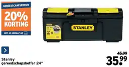 GAMMA Stanley gereedschapskoffer 24" aanbieding