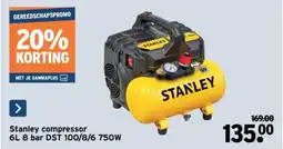 GAMMA Stanley Compressor aanbieding
