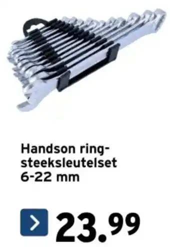 Handson Ringsteeksleutelset 6-22 mm