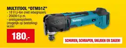 Hubo Makita Multitool "DTM51Z" aanbieding