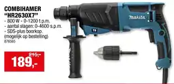 Hubo Makita Combihamer"HR2630X7" aanbieding