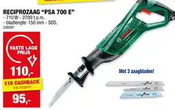 Hubo Bosch Reciprozaag "PSA 700 E" aanbieding