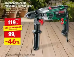 Hubo Bosch Klopboormachine "Advanced Impact 9000" aanbieding