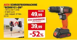 Hubo Accu schroefboormachine "bcd001c1-qw" aanbieding