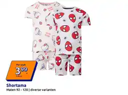 Action Shortama aanbieding