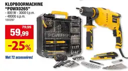 Hubo KLOPBOORMACHINE "POWX0265" - aanbieding