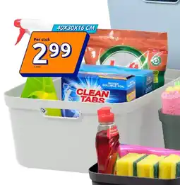 Action Livv opbergmand 40X30X16 CM aanbieding