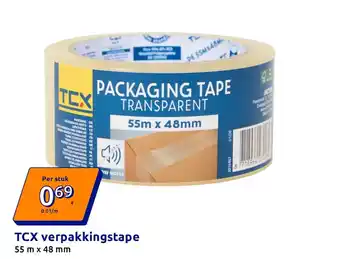 Action TCX verpakkingstape aanbieding