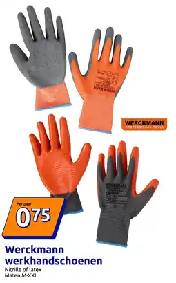 Action Werckmann werkhandschoenen aanbieding