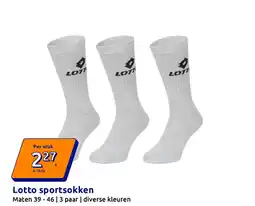 Action Lotto sportsokken aanbieding