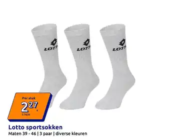Action Lotto sportsokken aanbieding