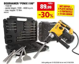 Hubo Boorhamer "powx1199" aanbieding