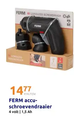Action FERM accuschroevendraaier aanbieding