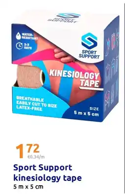 Action Sport Support kinesiology tape aanbieding
