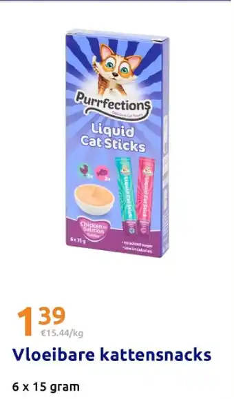 Action Vloeibare kattensnacks aanbieding