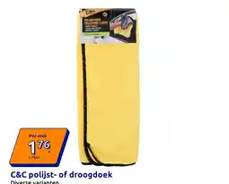 Action C&C polijst- of droogdoek aanbieding