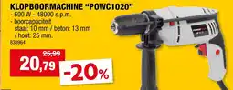 Hubo Klopboormachine "powc1020" aanbieding