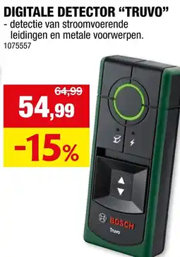 Hubo Digitale detector "truvo" aanbieding