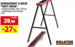 Hubo Schragenset 2-delig "colti 26030" aanbieding
