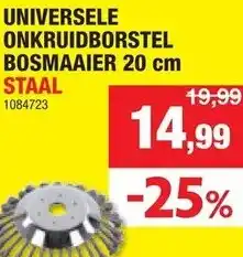 Hubo Universele onkruidborstel bosmaaier aanbieding