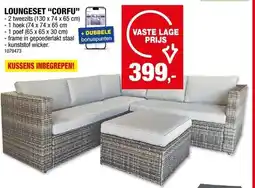Hubo Loungeset "corfu" aanbieding