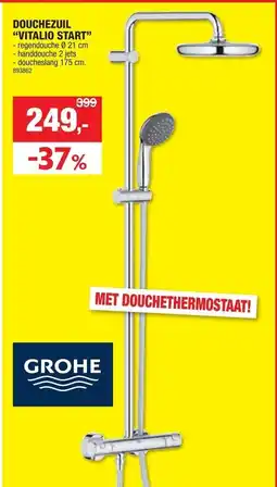 Hubo Douchezuil "vitalio start" aanbieding
