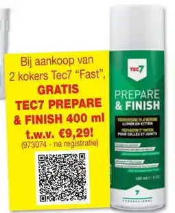 Hubo Tec7 prepare & finish aanbieding