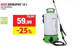 Hubo Accu drukspuit aanbieding