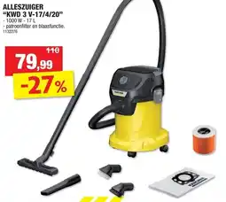 Hubo Alleszuiger "KWD 3 V-17/4/20" aanbieding