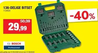 Hubo 136 delige bitset aanbieding