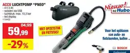 Hubo Accu luchtpomp "pneo" aanbieding
