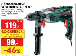 Hubo Klopboormachine "advanced impact 9000" aanbieding
